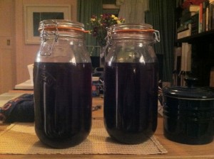 The Sloe Gin and Vodka as of Jan 2012